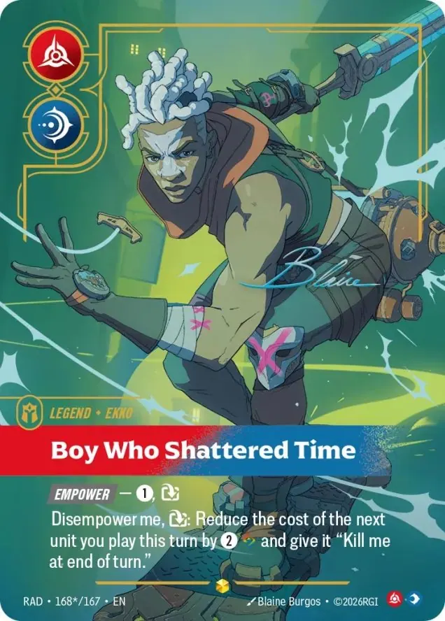 Boy Who Shattered Time (Signature)