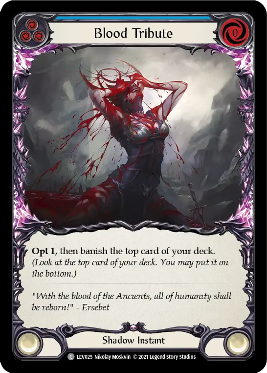 Blood Tribute